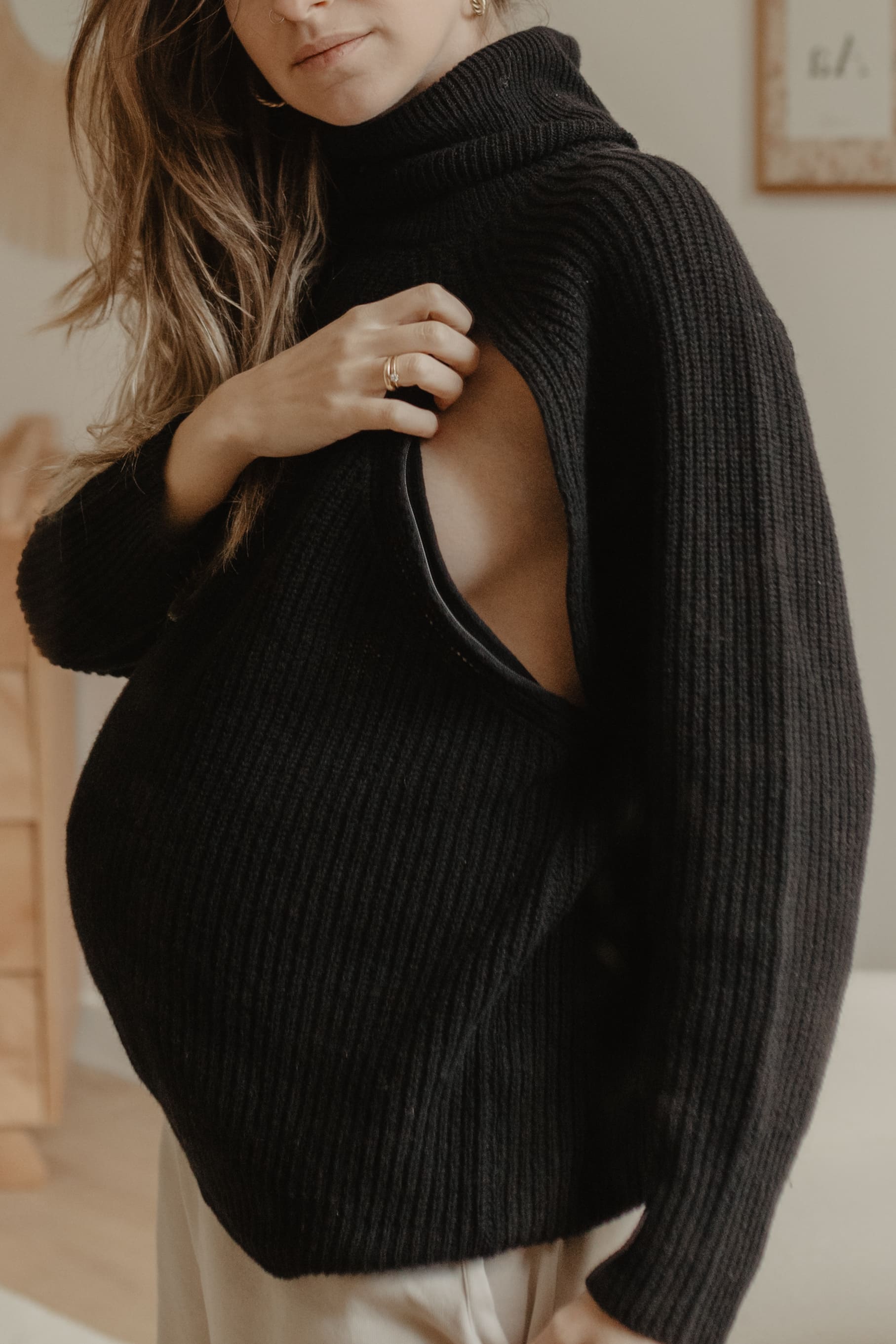 Stillpullover aus 100% Merinowolle