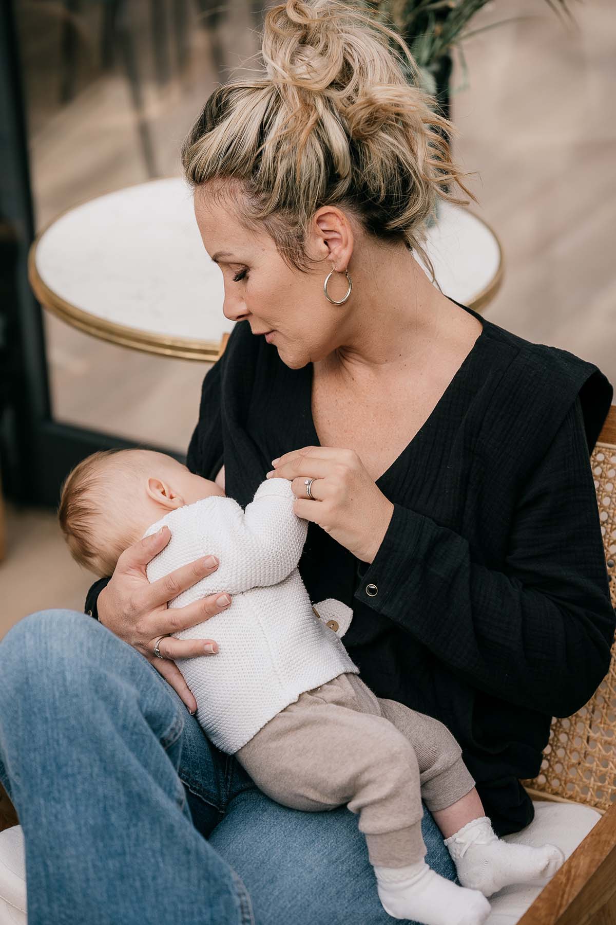 Still-Bluse aus Bio-Baumwolle