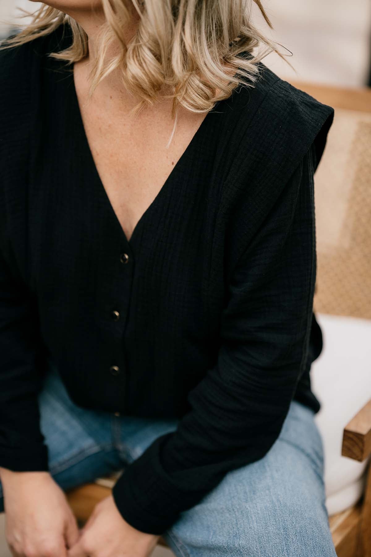 Still-Bluse aus Bio-Baumwolle