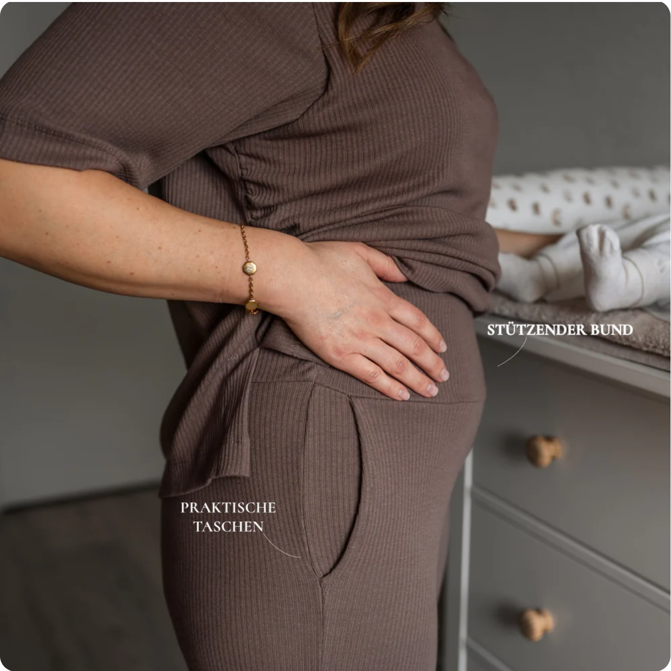 Wochenbett - Set aus Bio-Baumwolle