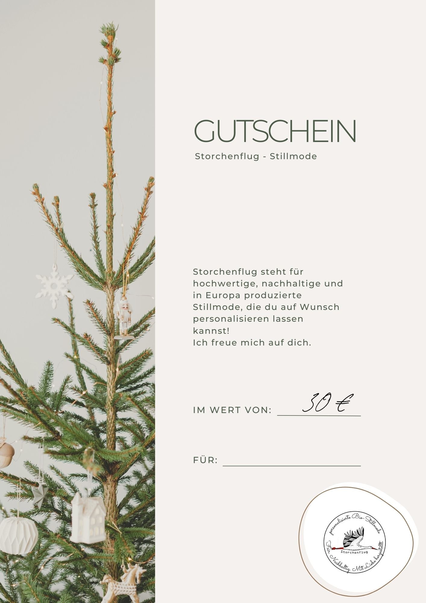 Storchenflug - Gutschein